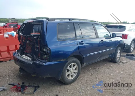 2006 Toyota Highlander V6 from USA, damaged, VIN JTEGP21A860099118
